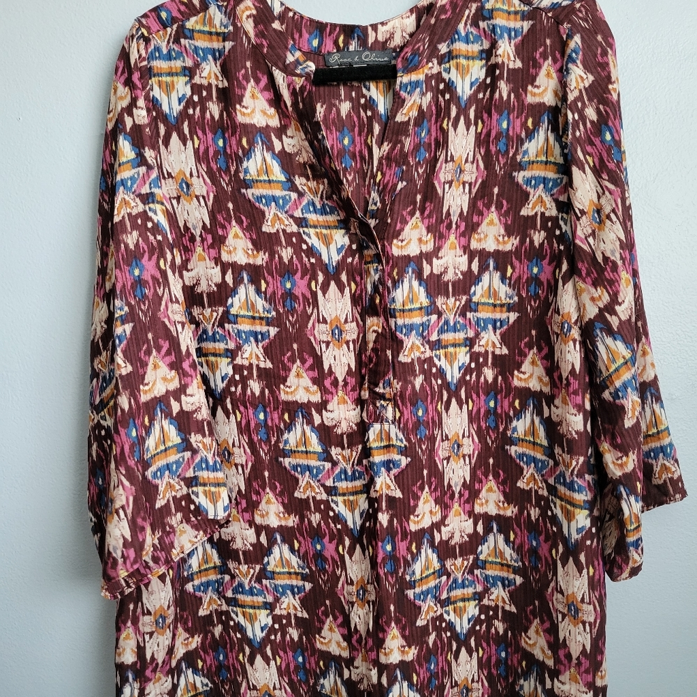 Rose & Olive Long Sleeve Blouse